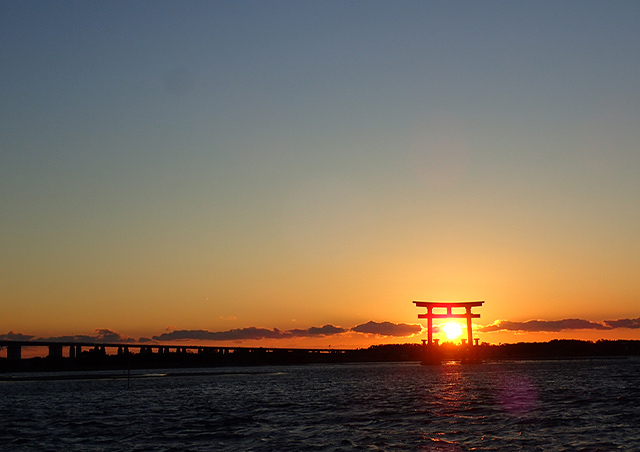 一年分の夕陽
