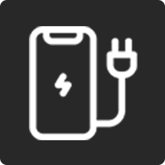 車からスマホ充電　アイコン